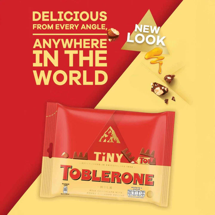 Toblerone Milk Chocolate With Honey & Almond Nougat Pouch 168g
