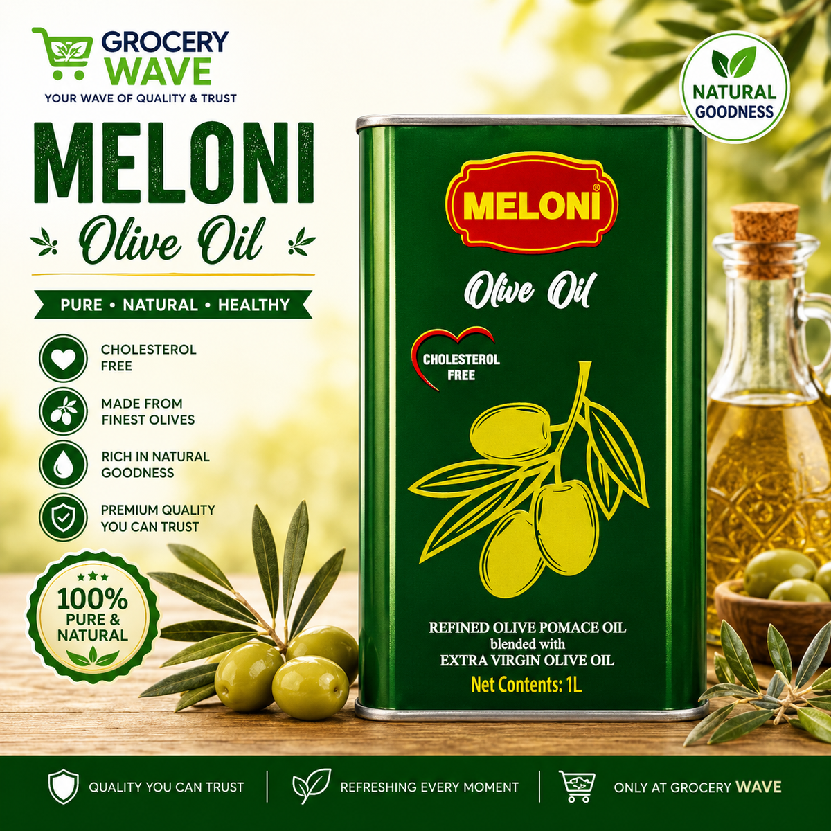 MELONI OLIVE OIL 1 LTR