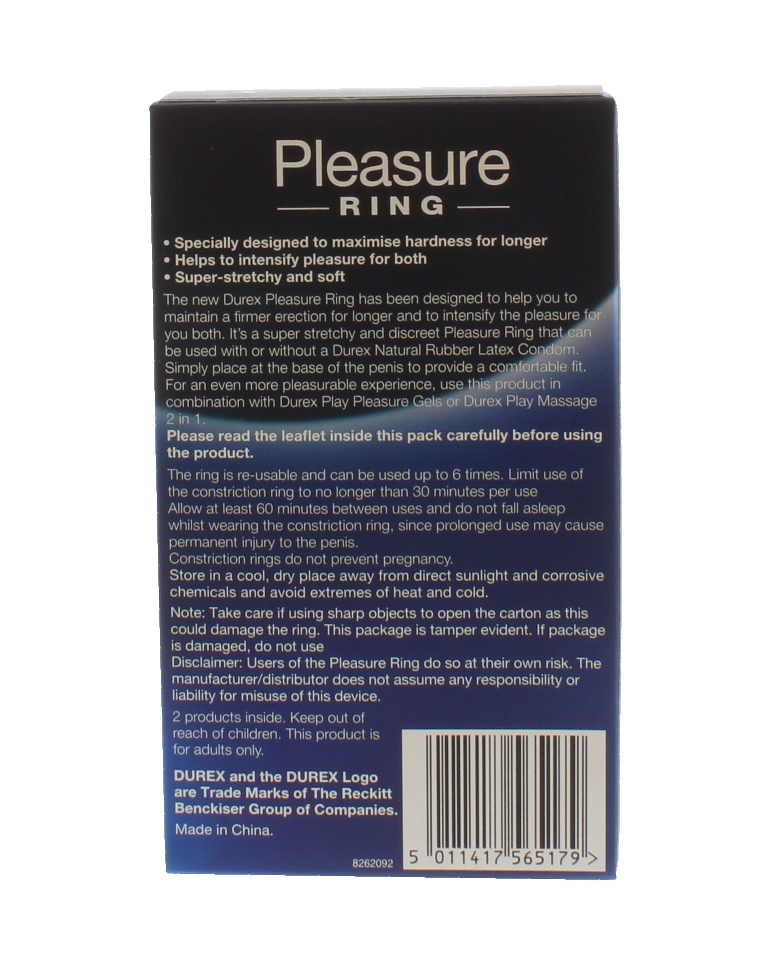 Durex Play Pleasure Ring Pack of 2