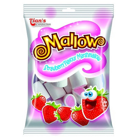 Tian's Strawberry Flavor Marshmallow, 80g