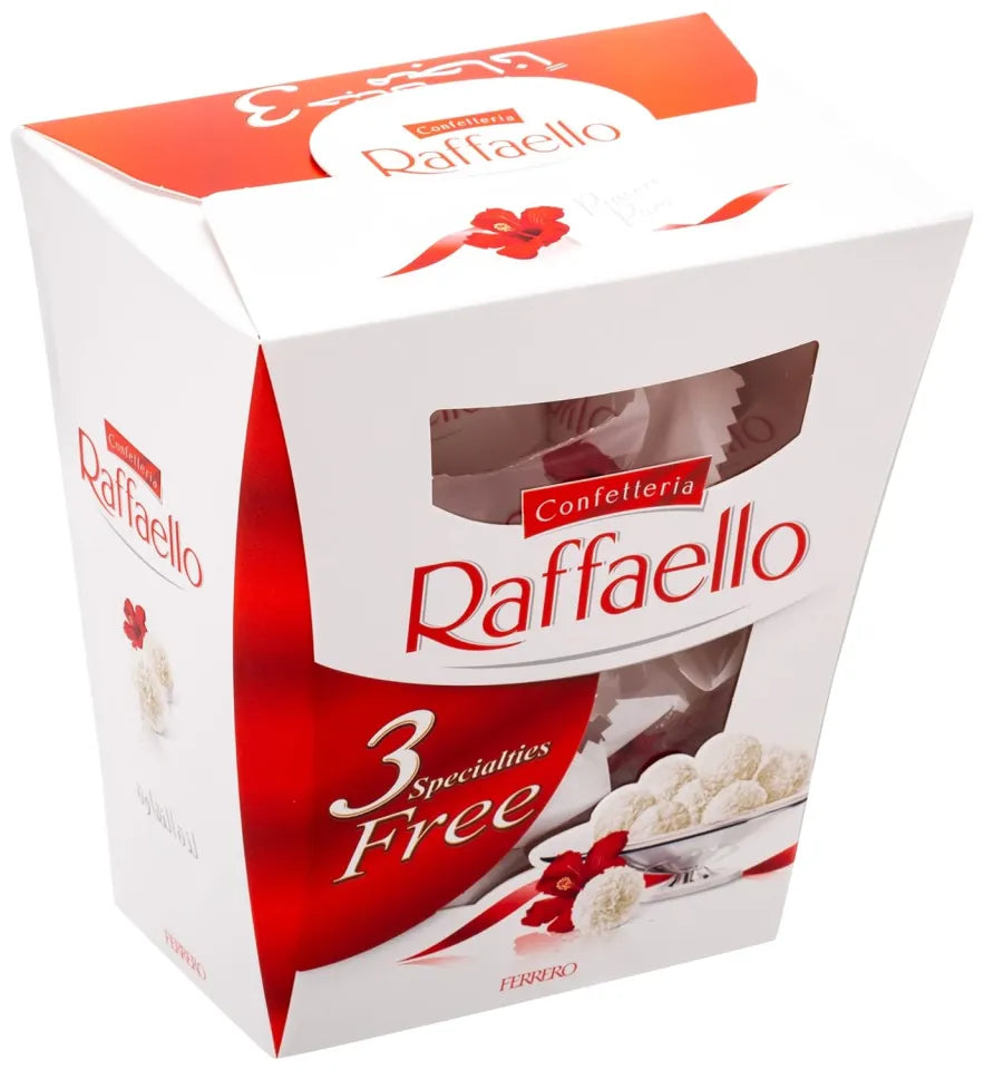 Confetteria Raffaello 3 specialities free ferrero chocolates 200g