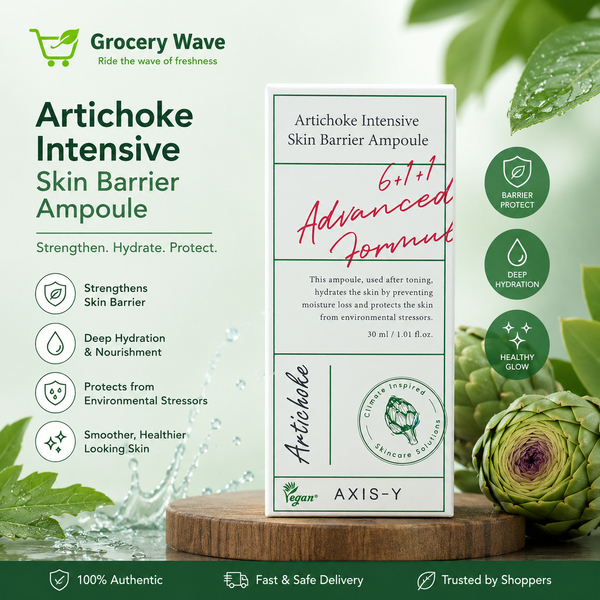 AXIS-Y Artichoke Intensive Skin Barrier Ampoule/30ml