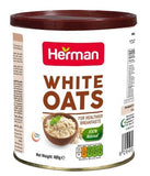 Herman White Oats Tin 400g