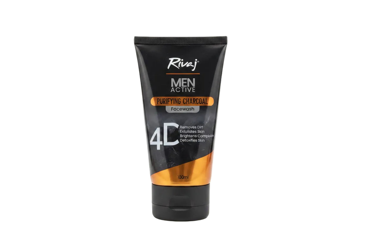 Rivaj Men Active Purifying Charcoal Face Wash 100ml