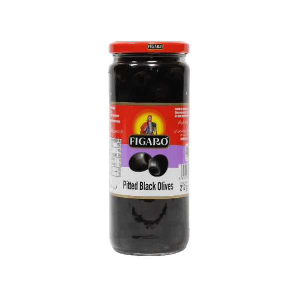 FIGARO PITTED BLACK OLIVES 240GM