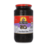 FIGARO SLICED BLACK OLIVES 920G