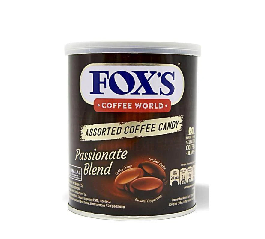 Fox's Coffee World Passionate Blend Candy Tin 135g