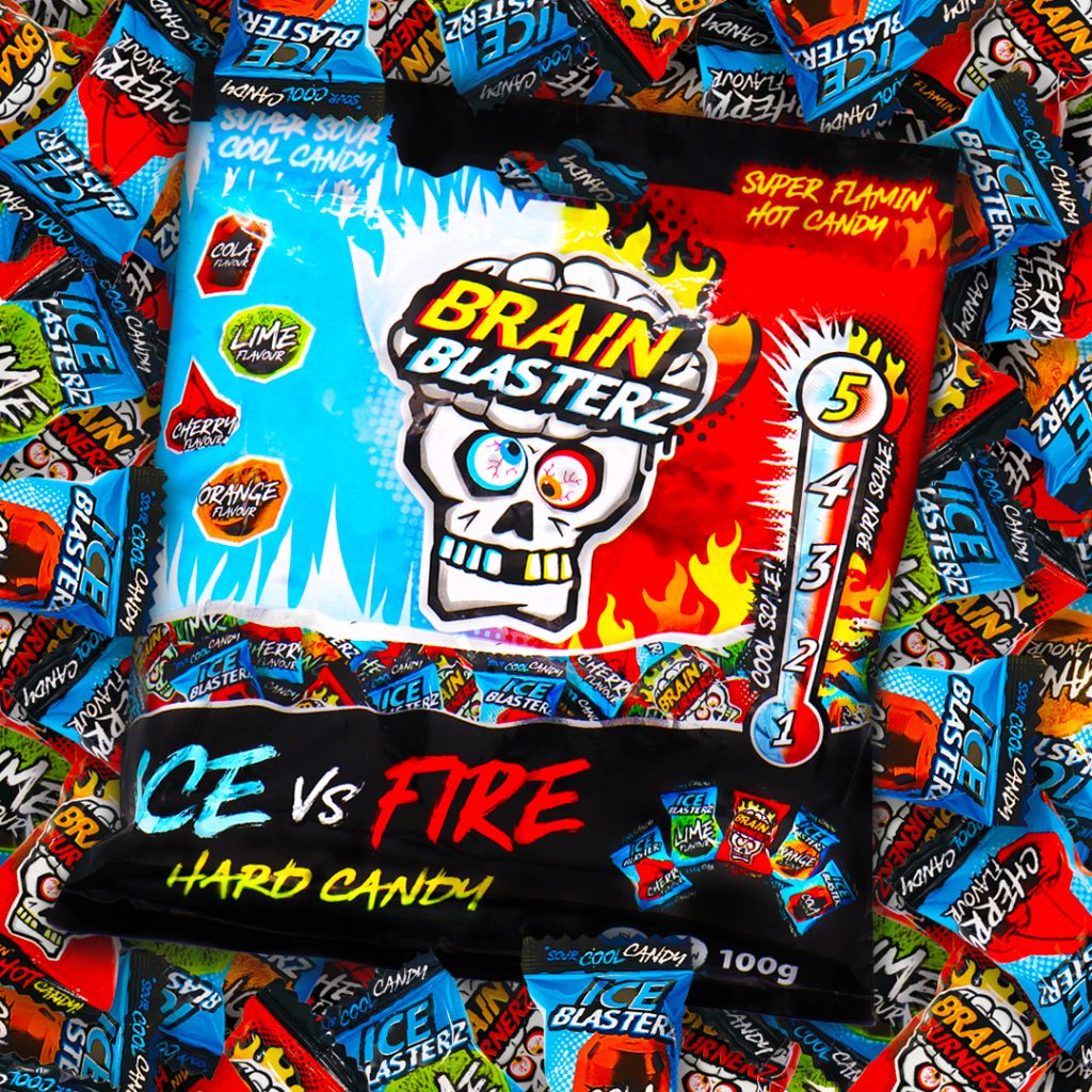 BRAIN BLASTERZ FIRE & ICE CANDY 100GM