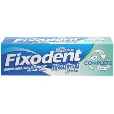 FIXODENT DENTURE ADHESIVE CREAM NEUTRAL 47G