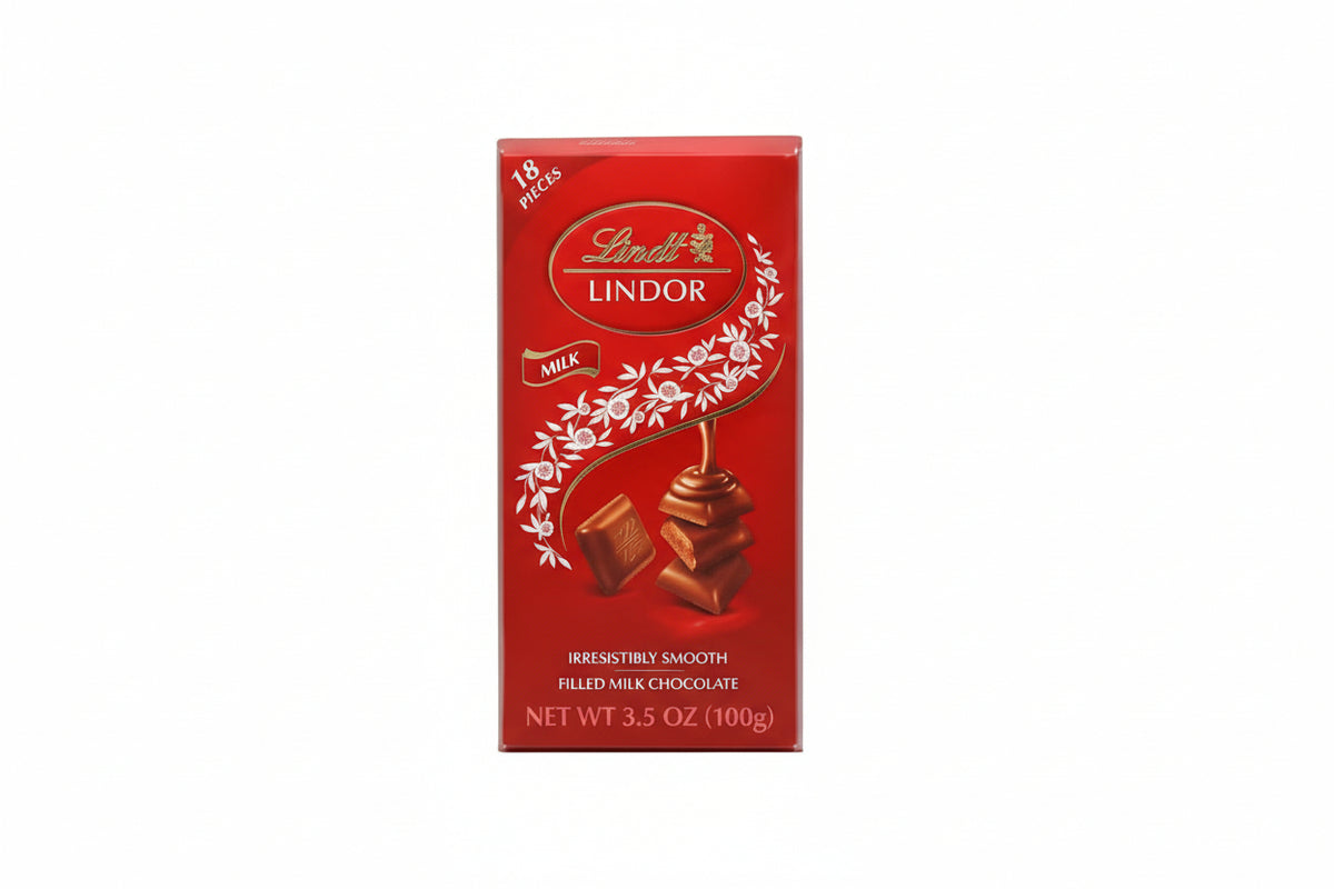 Lindt Lindor Milk Chocolate Bar 100G