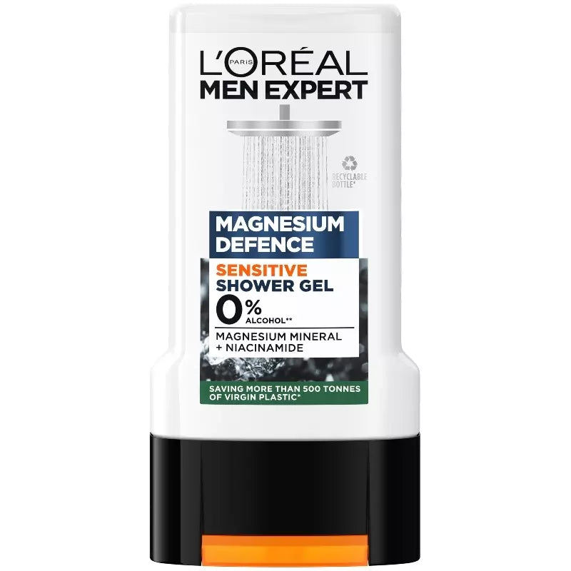 Loreal men expert magnesium defence sensitive shower gel 300ml
