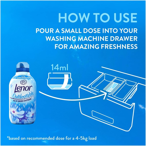 Lenor Outdoorable Fabric Conditioner Spring Awakening 33W 462ML