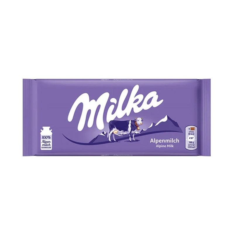 milka alpine milk 98g