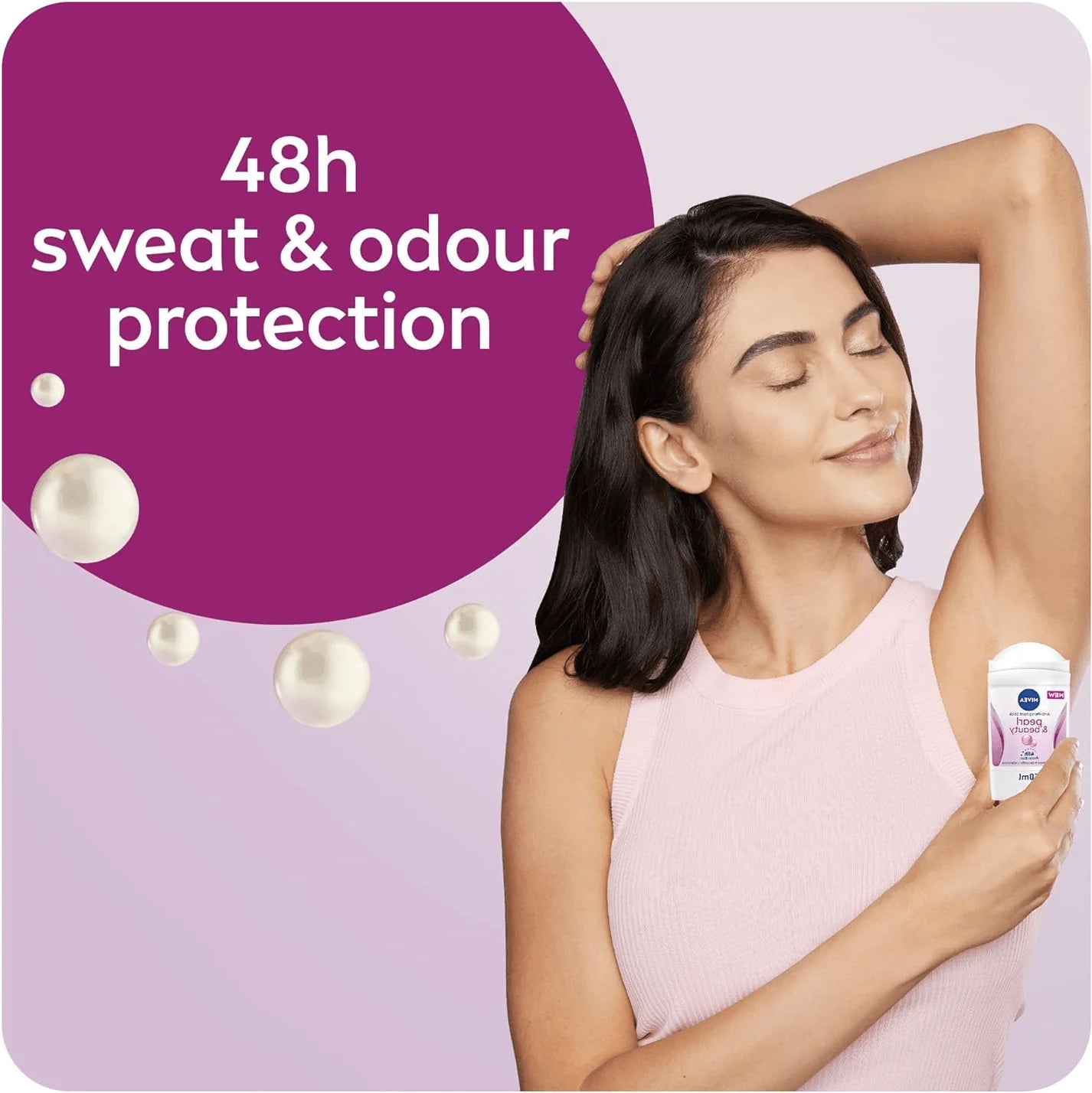 Nivea Pearl & Beauty 3 In 1 Antiperspirant Stick – 50ml