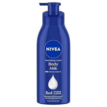 NIVEA Nourishing Body Milk 600ml Body Lotion 48 H Moisturization
