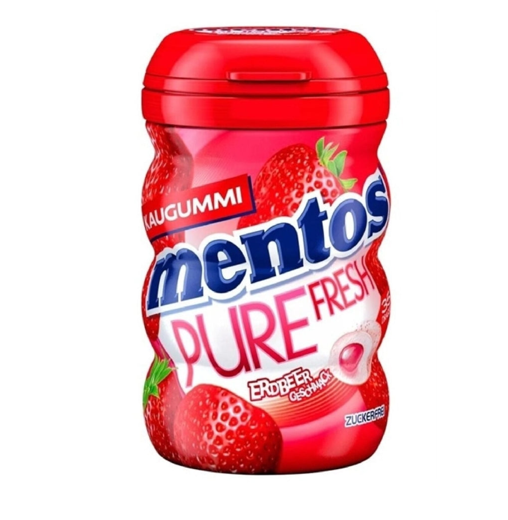 Mentos Bottle Jar Strawberry 61.25gm