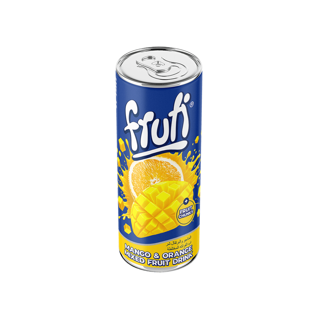Fruti Mango & Orange Mixed Fruit Drink Tin 240ml