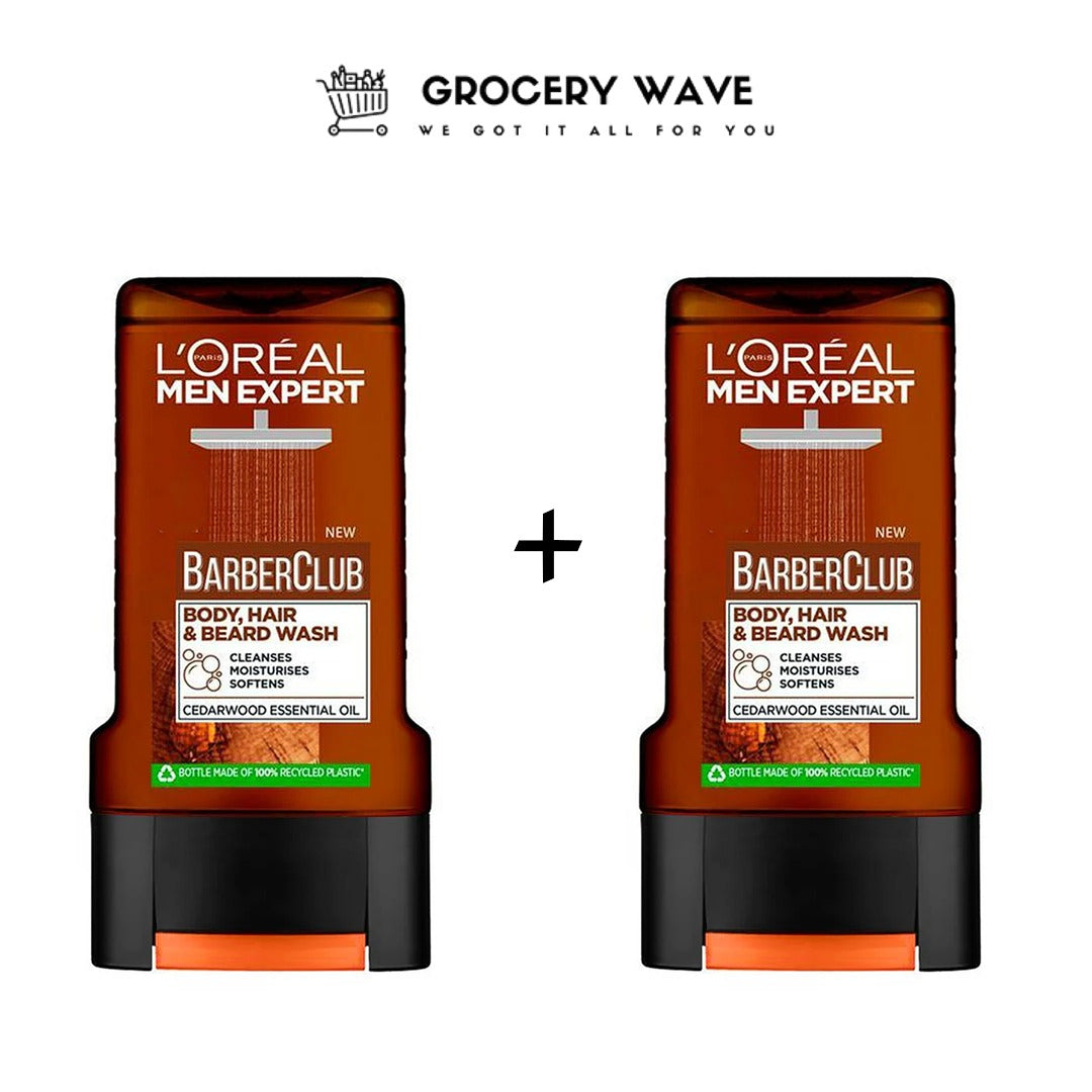 L'oreal Men Exper New Barber Club  Shower Gel 300ml 1+1
