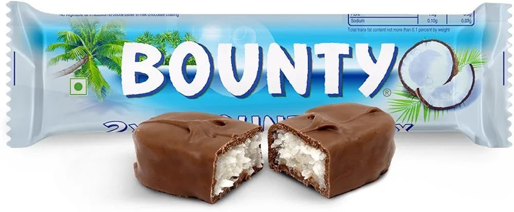 Bounty Chocolate Bar 57gm 24count Box