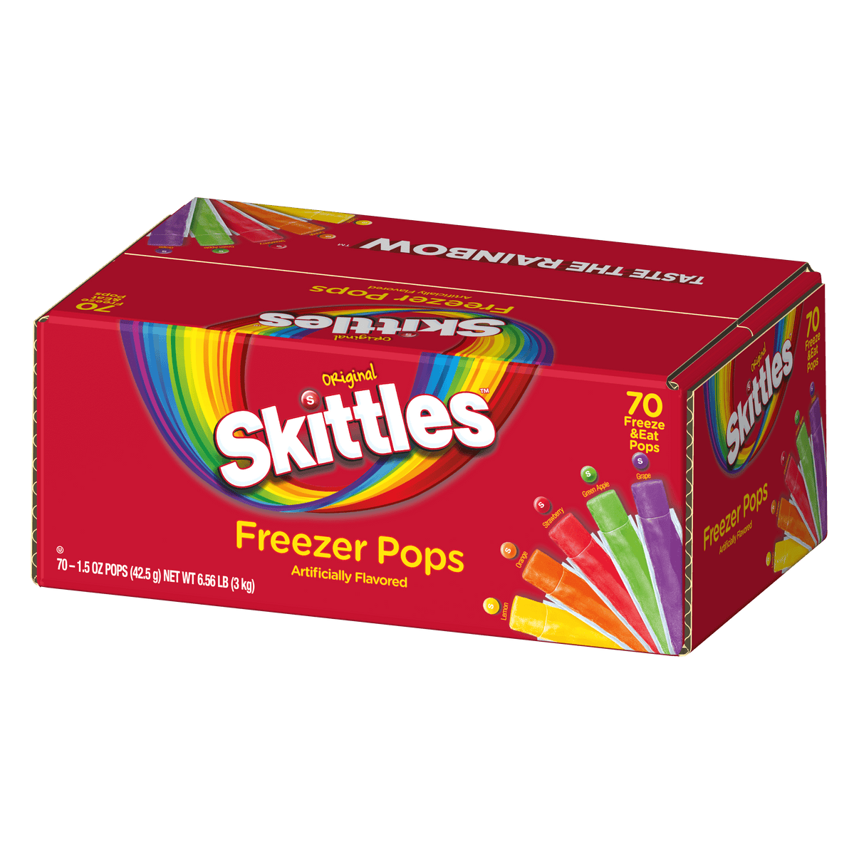 Skittles Freezer Pops Artificially Falvored 283.5gm