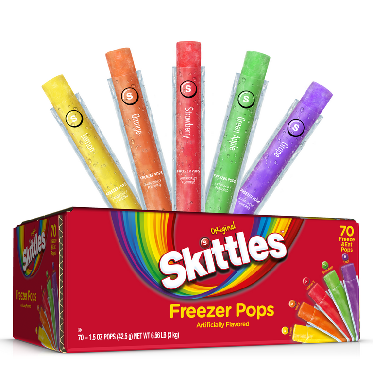 Skittles Freezer Pops Artificially Falvored 283.5gm