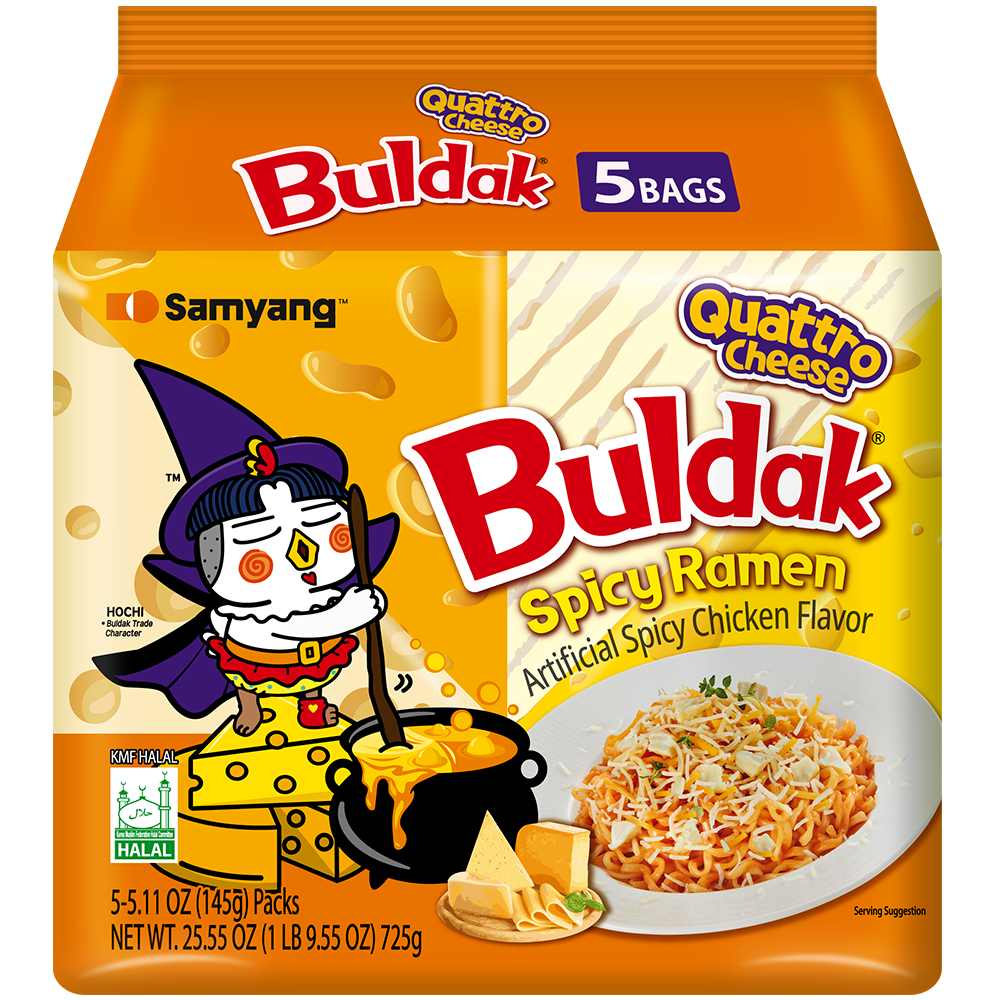 Samyang Buldak Quattro Cheese Pack of 5 145gm