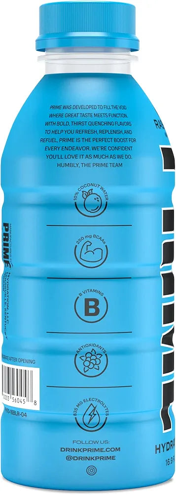 PRIME Hydration BLUE RASPBERRY 500ML