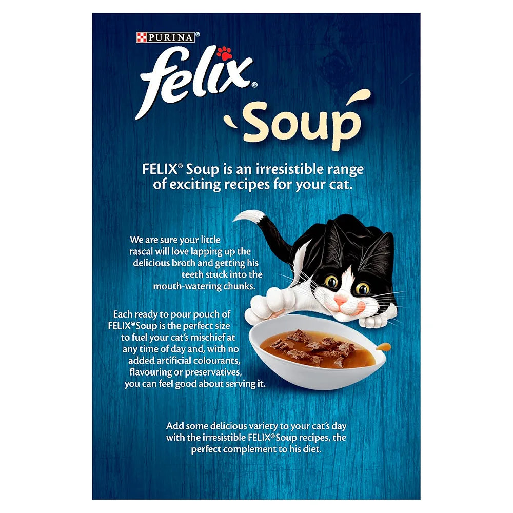 Purina Felix Soup Farm Selection (48g x 6) 6PC BOX