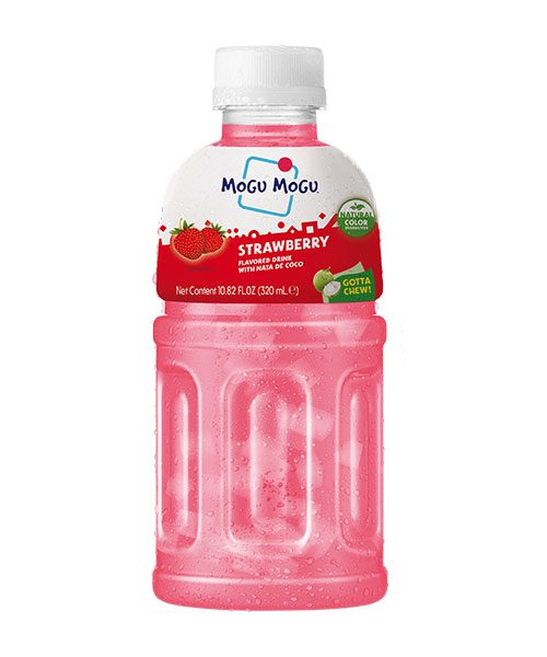 Mogu Mogu Nata De Coco Drink: Strawberry Flavour