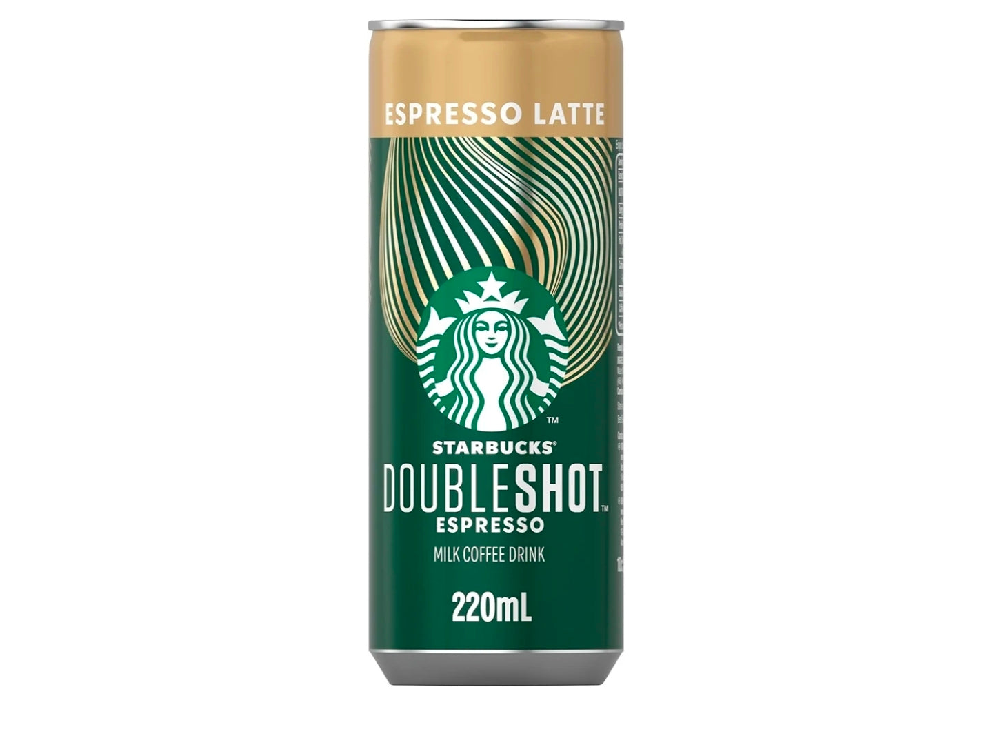 Starbucks Double Shot Espresso Latte Drink, 220 ml