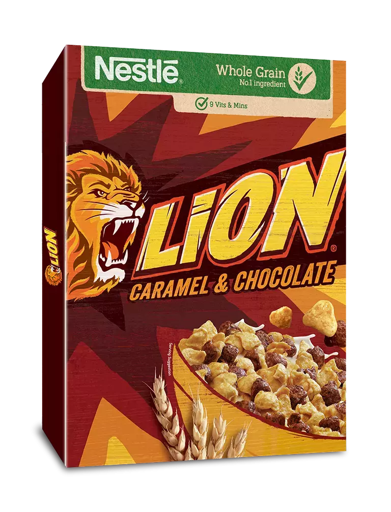 Nestle Lion Cereal Caramel & Chocolate 440gm