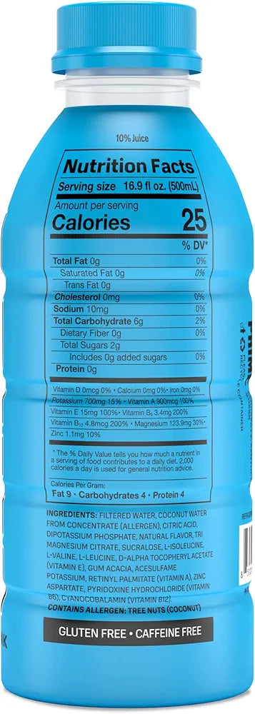 PRIME Hydration BLUE RASPBERRY 500ML