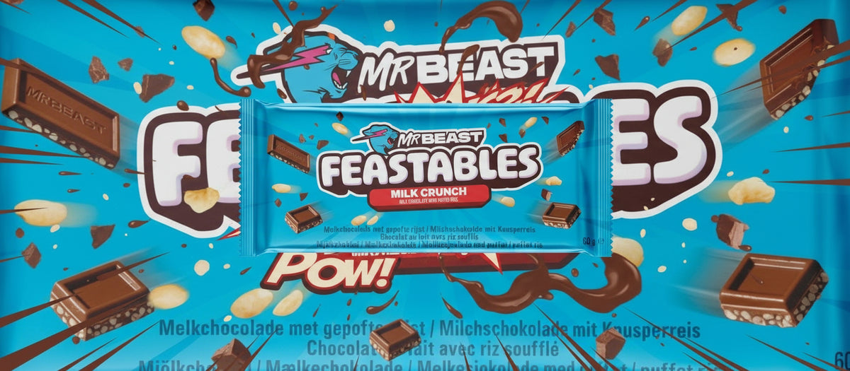 Mr. Beast Feastables Milk Crunch Chocolate 60g