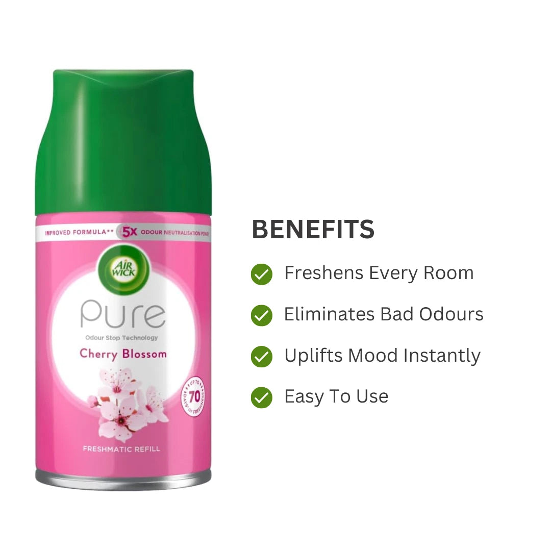 Air Wick Freshmatic Refill Cherry Blossom Air Freshener 250ml