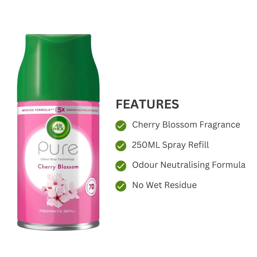 Air Wick Freshmatic Refill Cherry Blossom Air Freshener 250ml