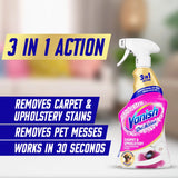 Vanish Carpet Cleaner Upholstery Gold Oxi Action Stain Remover Spray - 500ml