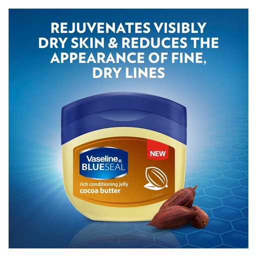 Vaseline Blue Seal Cocoa Butter Petroleum Jelly 450ml