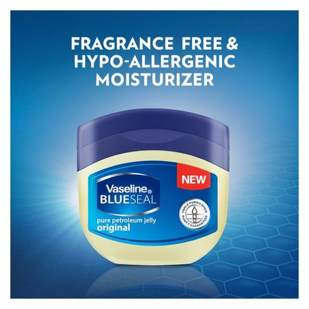 Vaseline Blue Seal Original Hypoallergeic Pure Petroleum Jelly 450ml