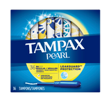 Pearl Plastic Tampons Regular Absorbency Unscented, 36 units