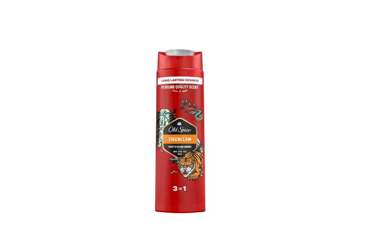 OLD SPICE SHOWER GEL 3IN1 TIGER CLAW 400ML