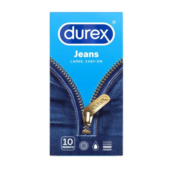 Durex Jeans Large Easy-On Condom 10pcs